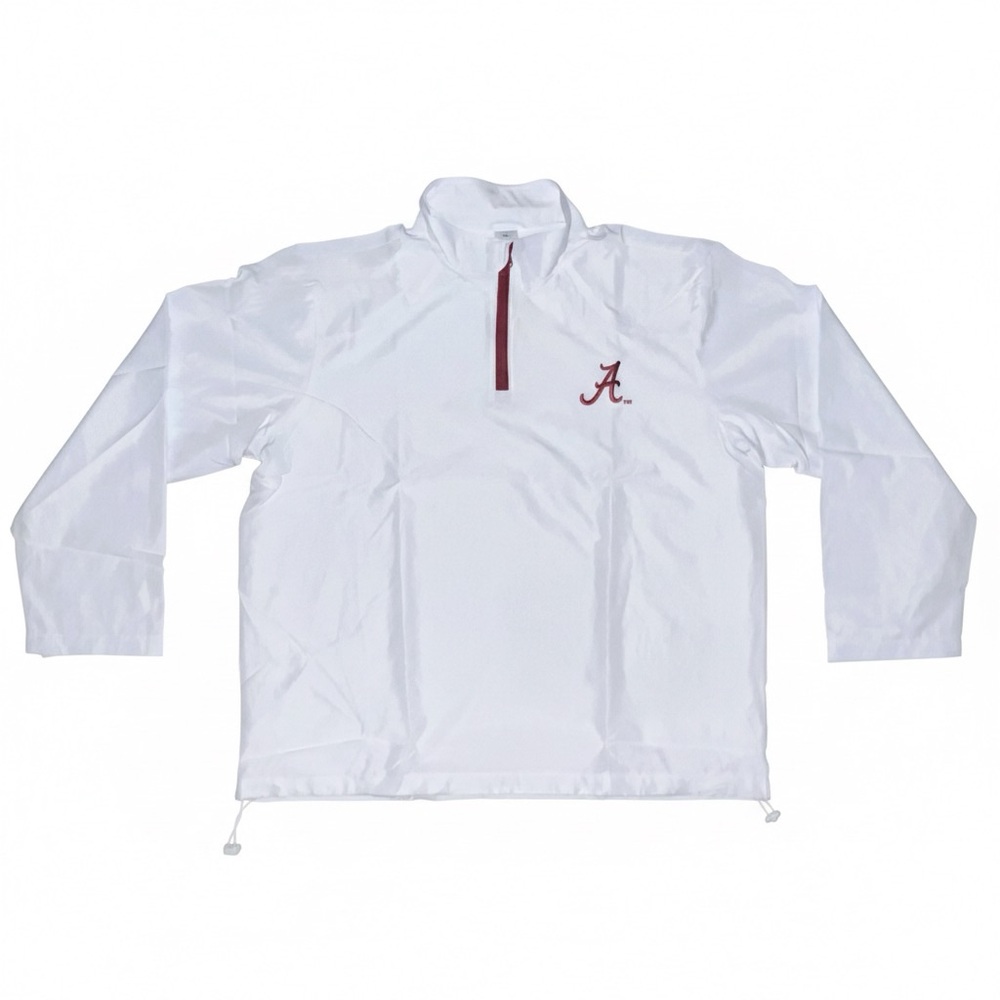 🔥 NEW ALABAMA CRIMSON TIDE QUARTER-ZIP PULL OVER LONG SLEEVE JACKET MENS SIZE XL